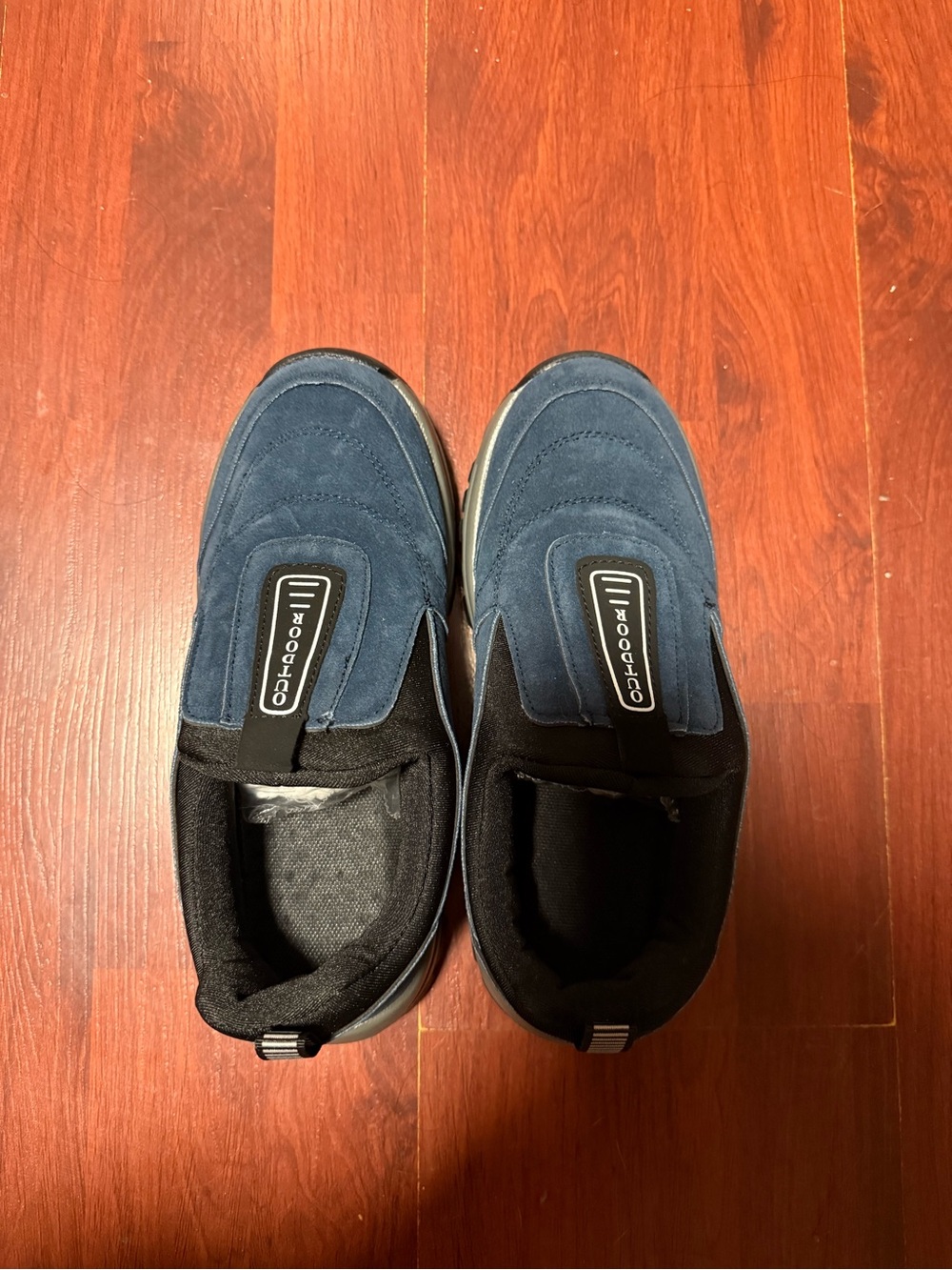 Outdoor Life Men's Slip-On Loafers in Navy and Black